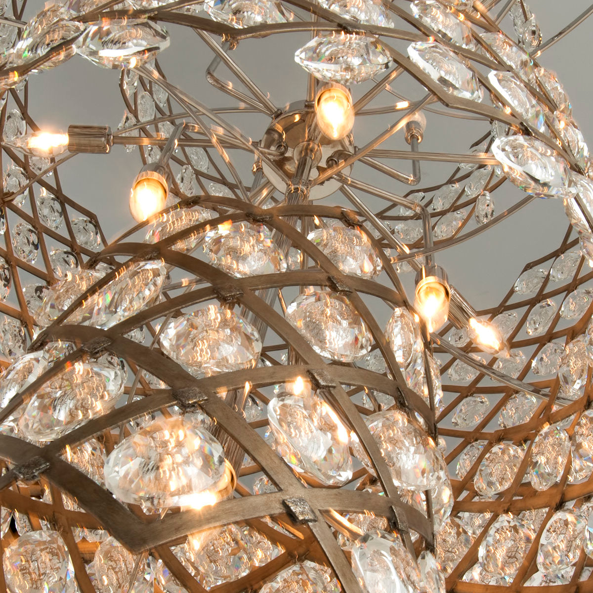 Tiara 11-Light Unique / Statement Geometric Chandelier