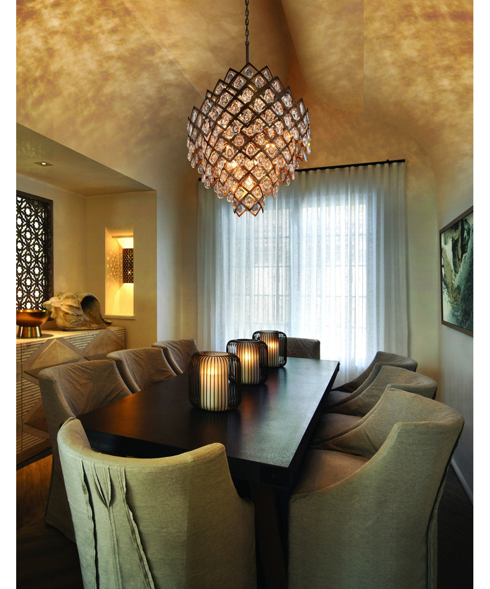 Tiara 11-Light Unique / Statement Geometric Chandelier