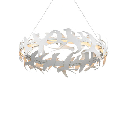 Tijereta 1 - Light Wrought Iron LED Chandelier by Marjorie Skouras