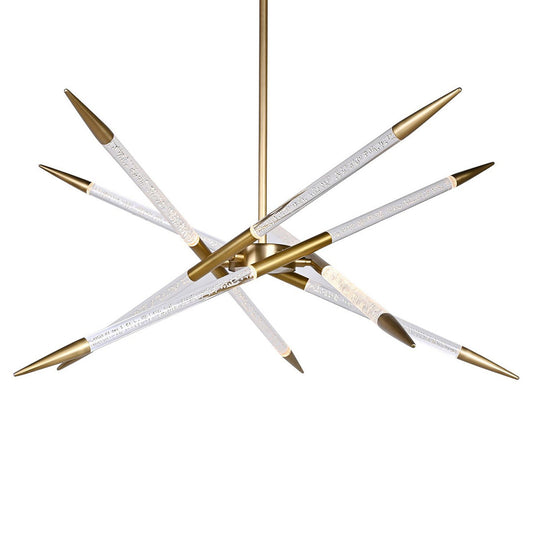 Titus 10 - Light Sputnik Modern Linear LED Chandelier