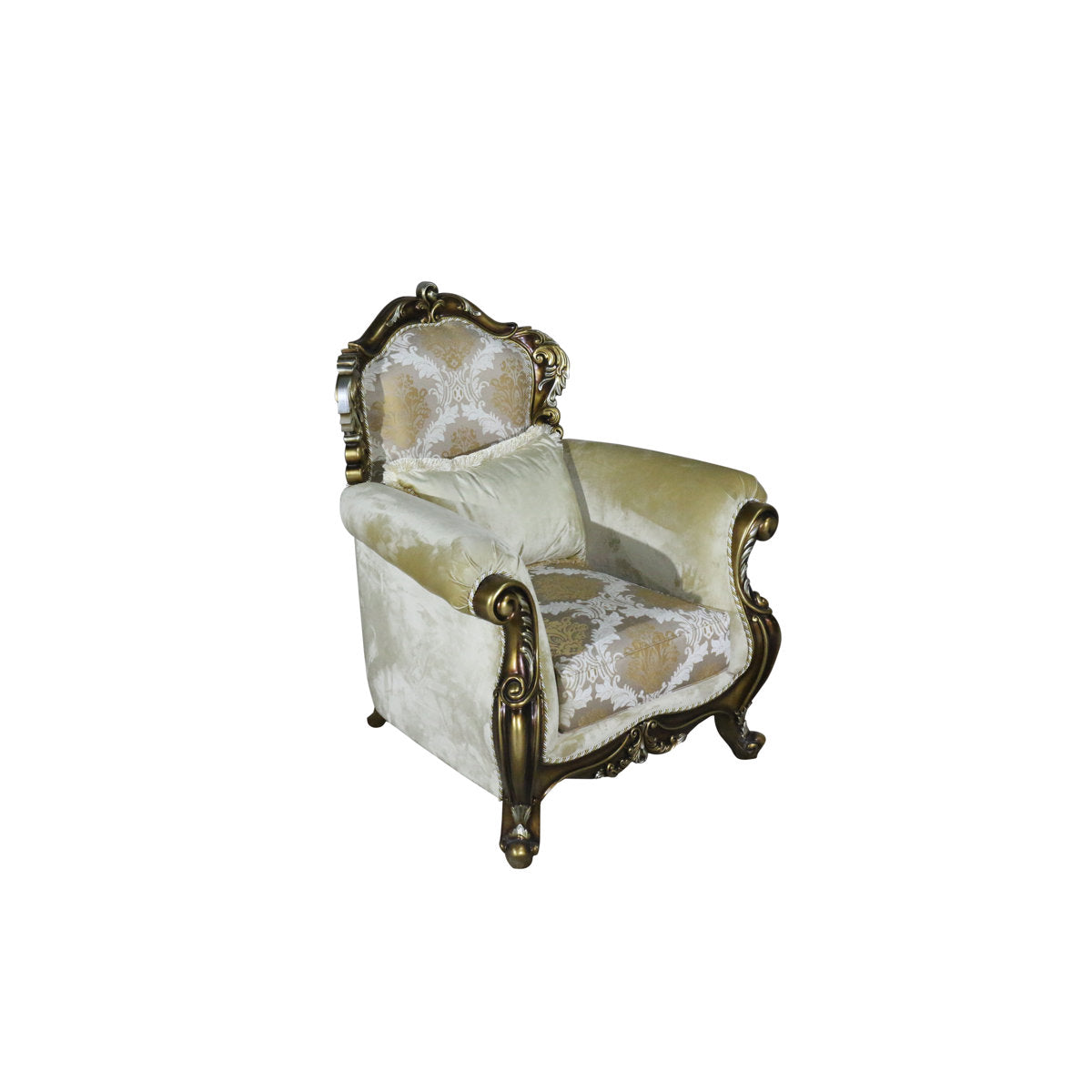 Tiziano Armchair Chair with Ottoman
