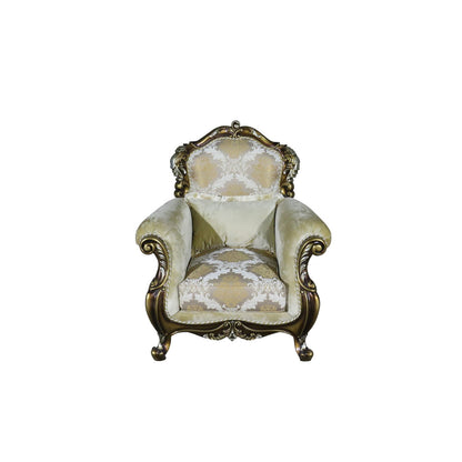 Tiziano Armchair Chair with Ottoman