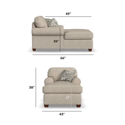 Tobias Chair Chaise