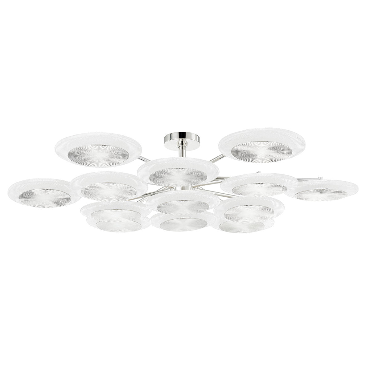 Topaz 13 Light Semi Flush