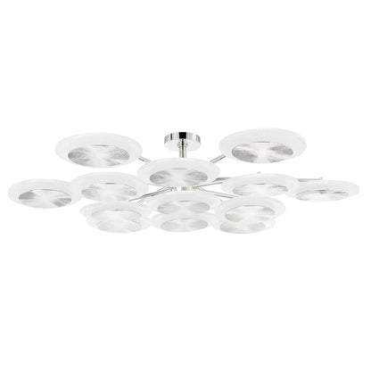 Topaz 13 Light Semi Flush