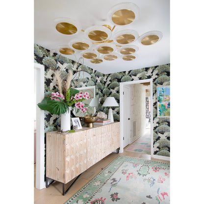 Topaz 13 Light Semi Flush