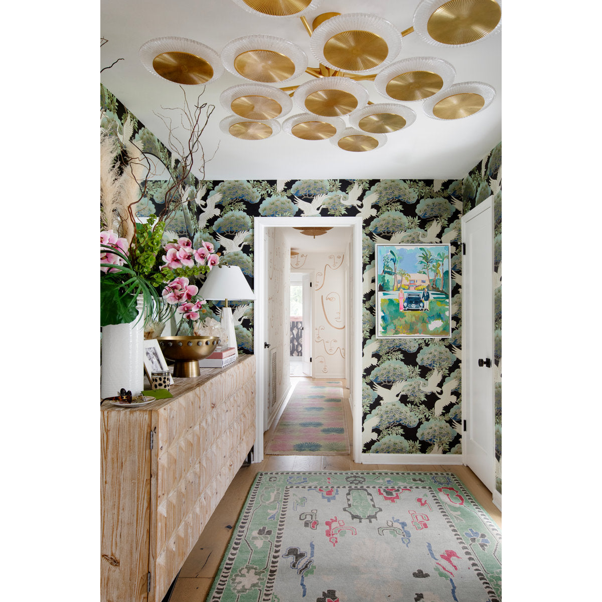 Topaz 13 Light Semi Flush