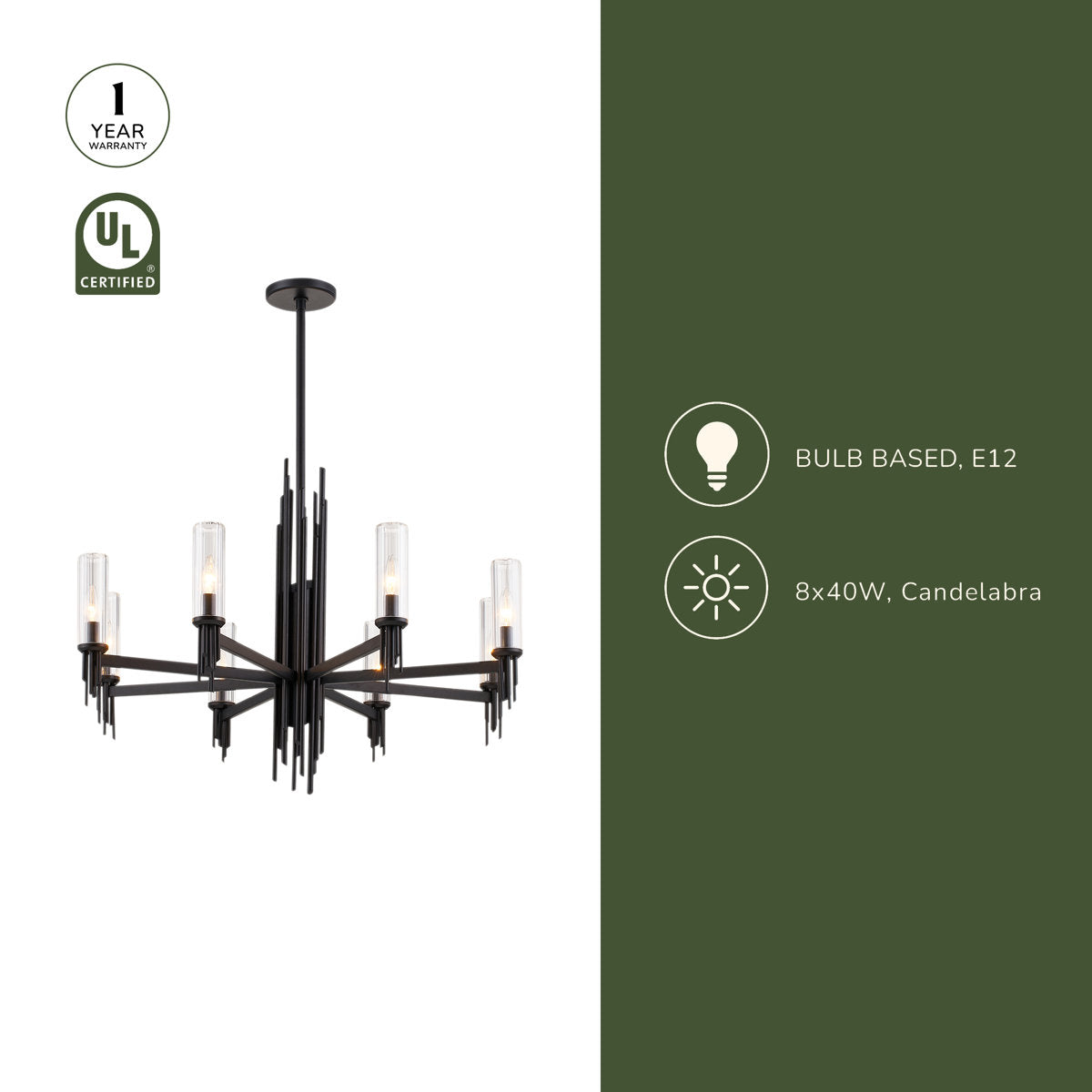Torres 8 - Light Chandelier