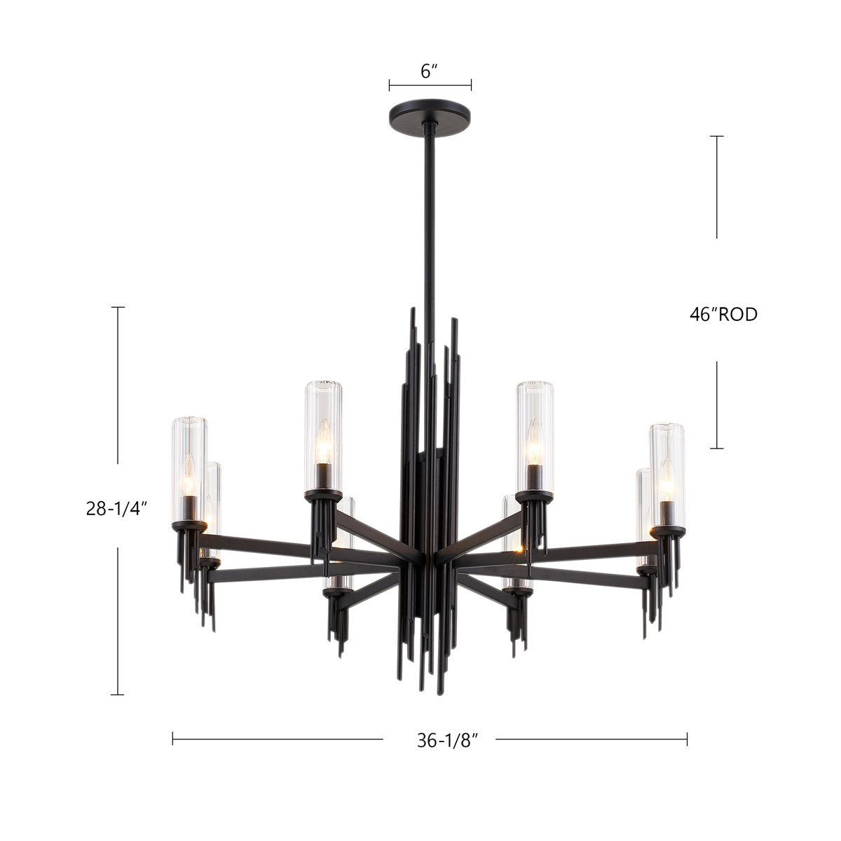 Torres 8 - Light Chandelier