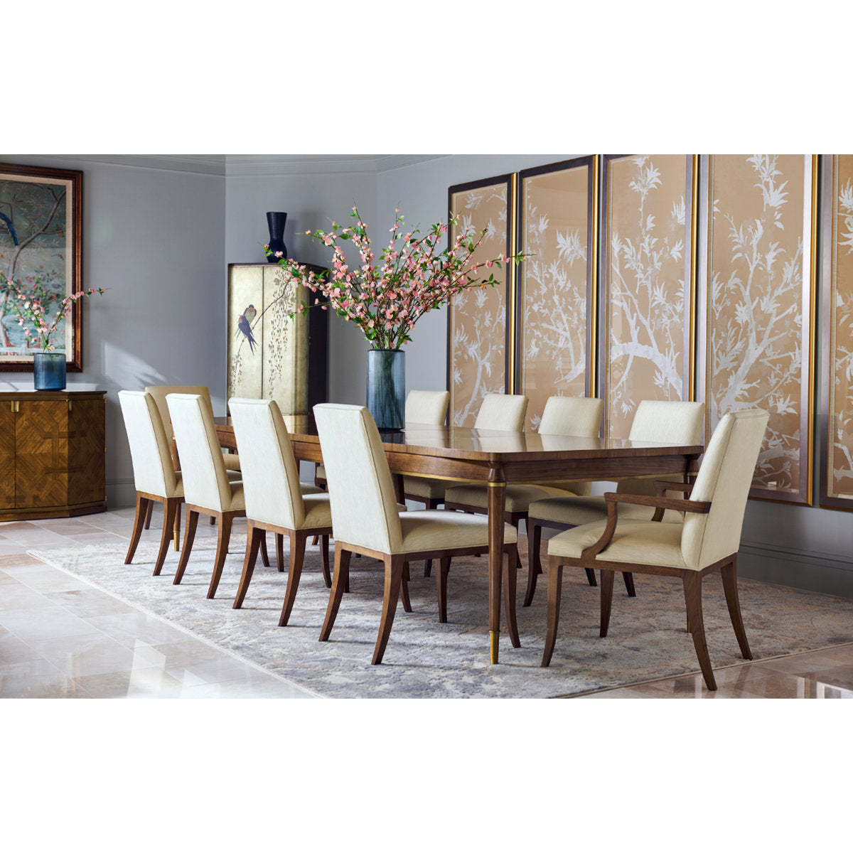 Toulouse Walnut Wood Dining Table