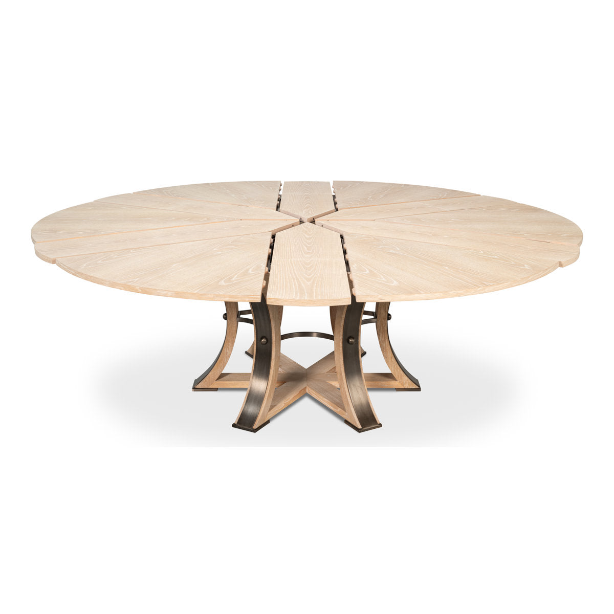 Tower Round Solid Oak Dining Table