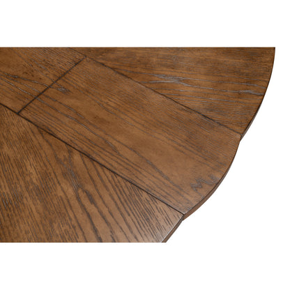 Tower Round Solid Oak Dining Table