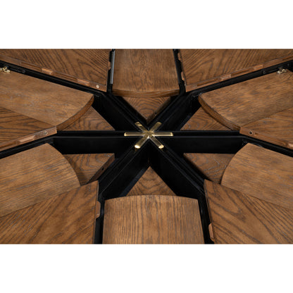 Tower Round Solid Oak Dining Table