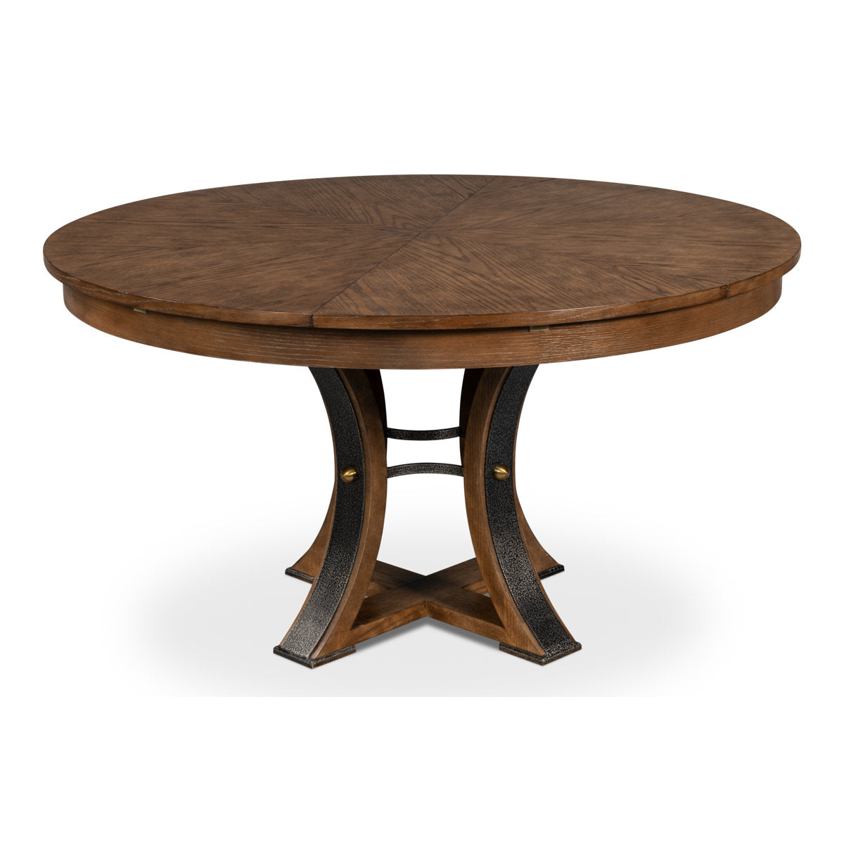Tower Round Solid Oak Dining Table