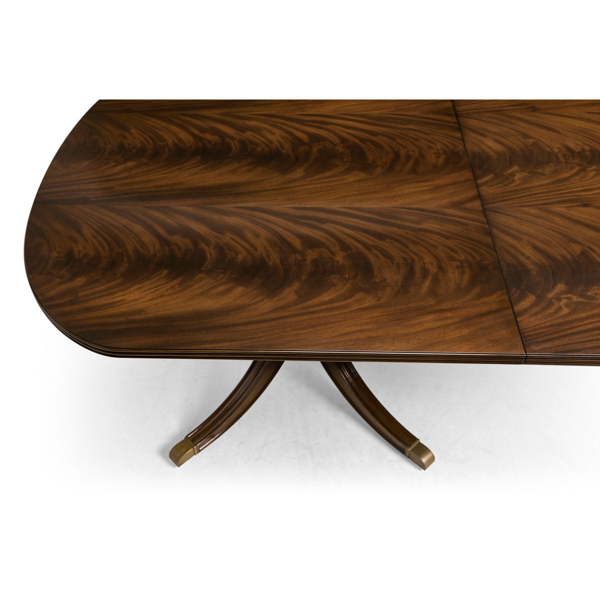 Traditional 12 Foot Double Pedestal Mahogany Dining Table For Seating 14 People