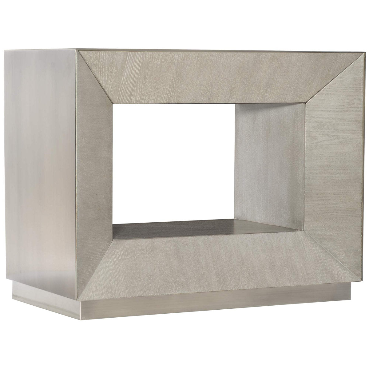Trane 1 - Drawer Nightstand in Cerused Greige