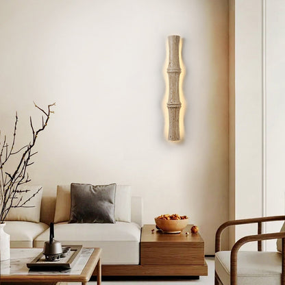 Travertine Column Glow Wall Light