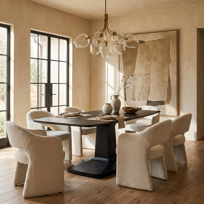 Travis Walnut Wood Dining Table