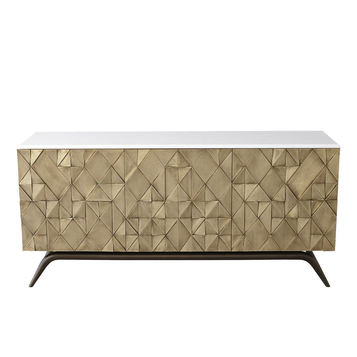 Triangle Cabinet-Brass