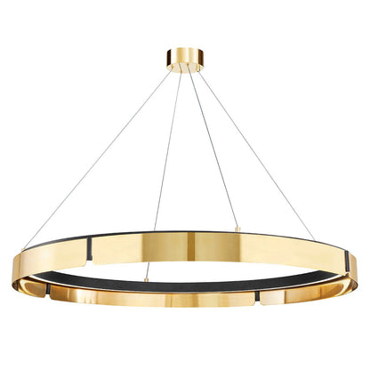 Tribeca 1 - Light Unique / Statement Wagon Wheel LED Chandelier