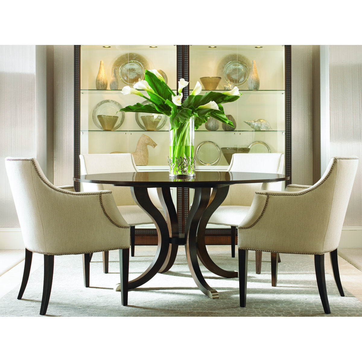 Tribeca Round Solid Wood Dining Table