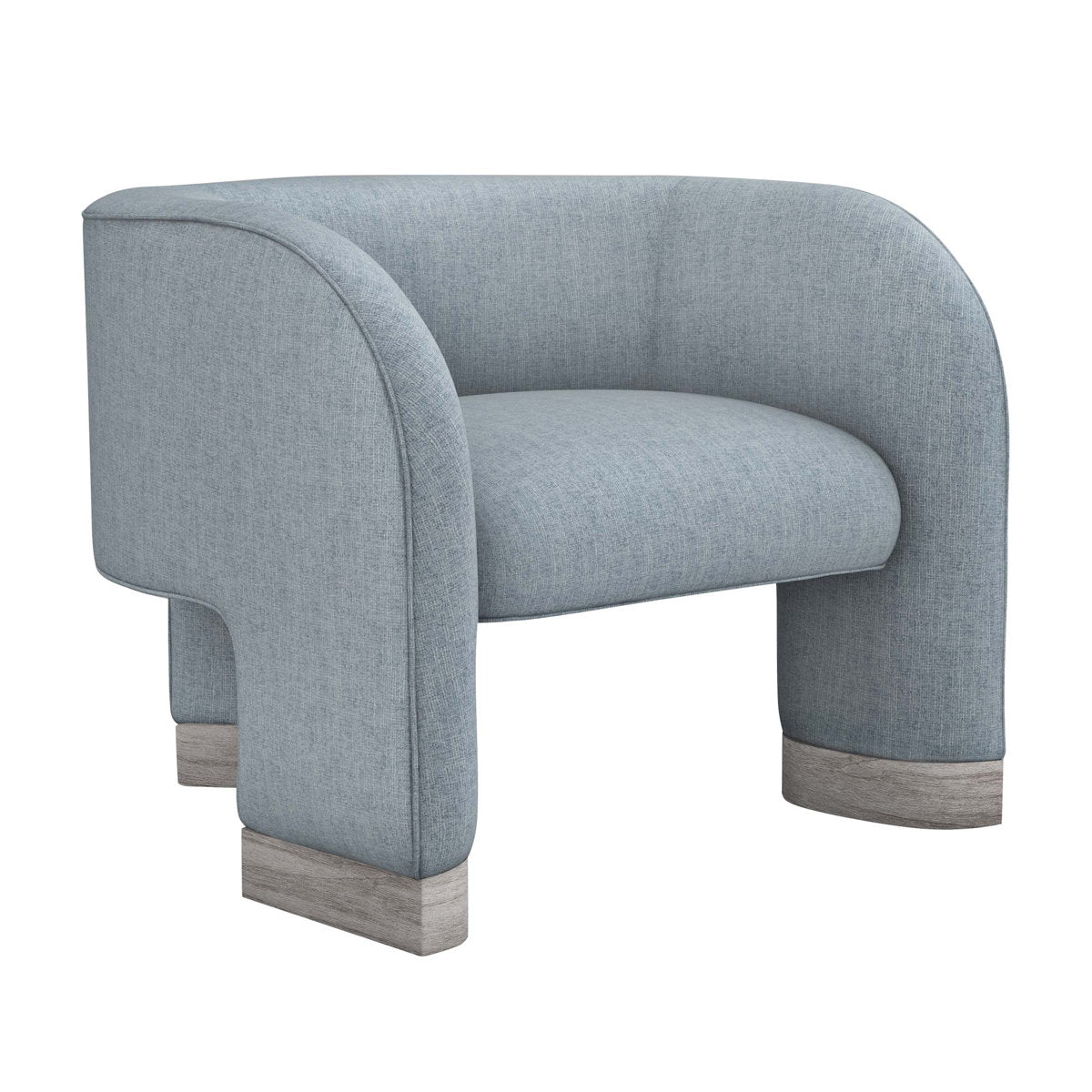 Trilogy Barrel Chair Chair with Ottoman