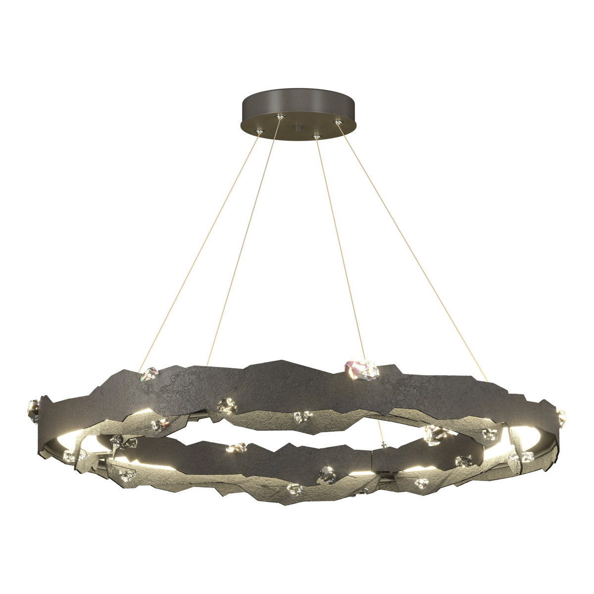 Trove Wagon Wheel LED Chandelier