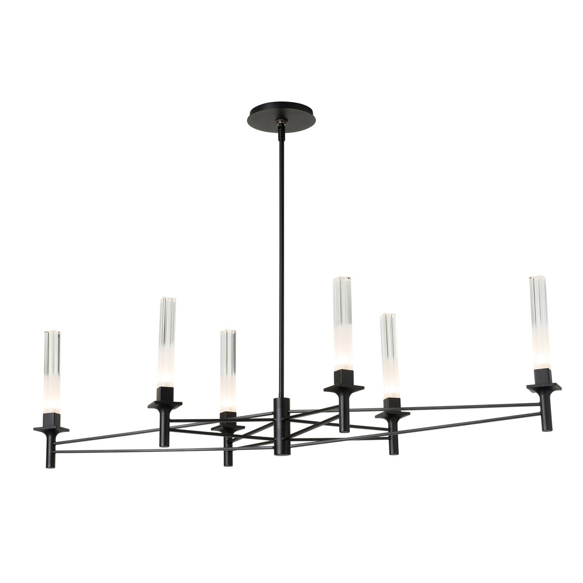 Truss 6-Arm Linear Chandelier