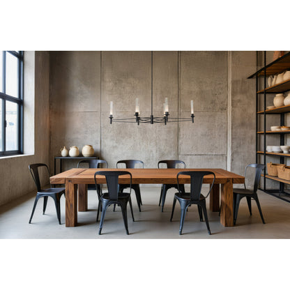 Truss 6-Arm Linear Chandelier