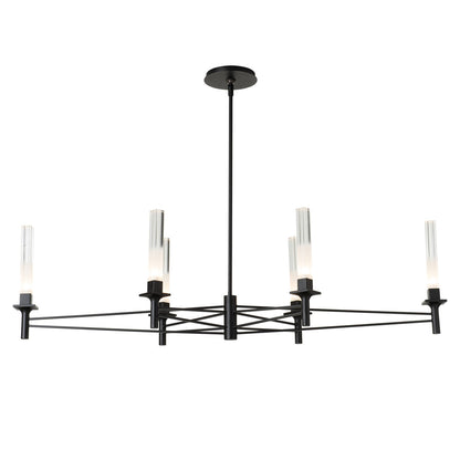 Truss 6-Arm Linear Chandelier