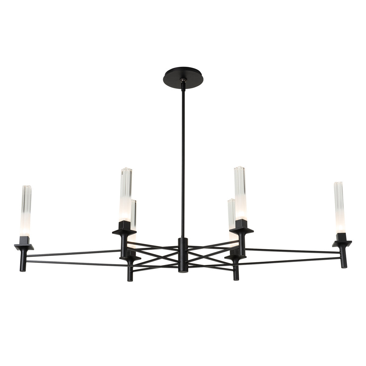 Truss 6-Arm Linear Chandelier