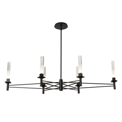 Truss 6-Arm Linear Chandelier