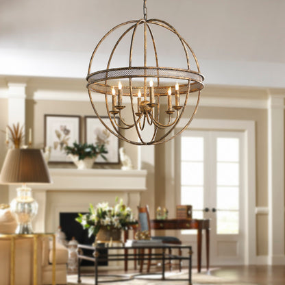 Tuscan 6 - Light Chandelier