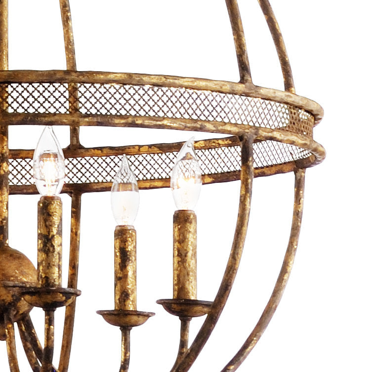 Tuscan 6 - Light Chandelier