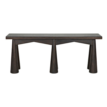 Tutankhamun 81'' W Glass Console Table