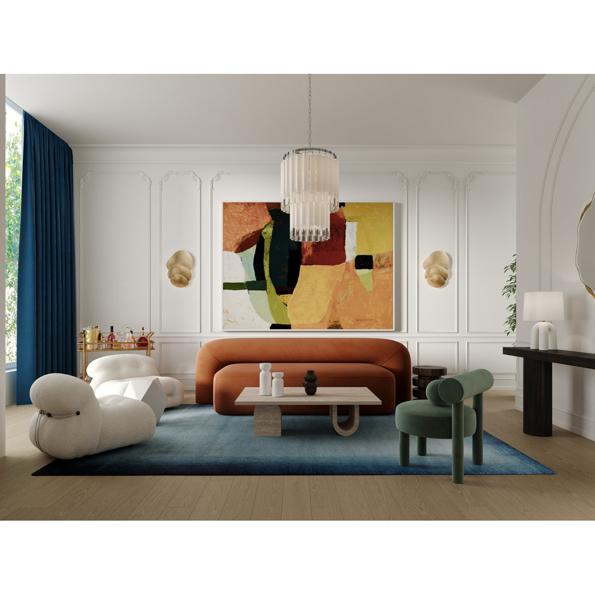 Tyrell 9 - Light Chandelier