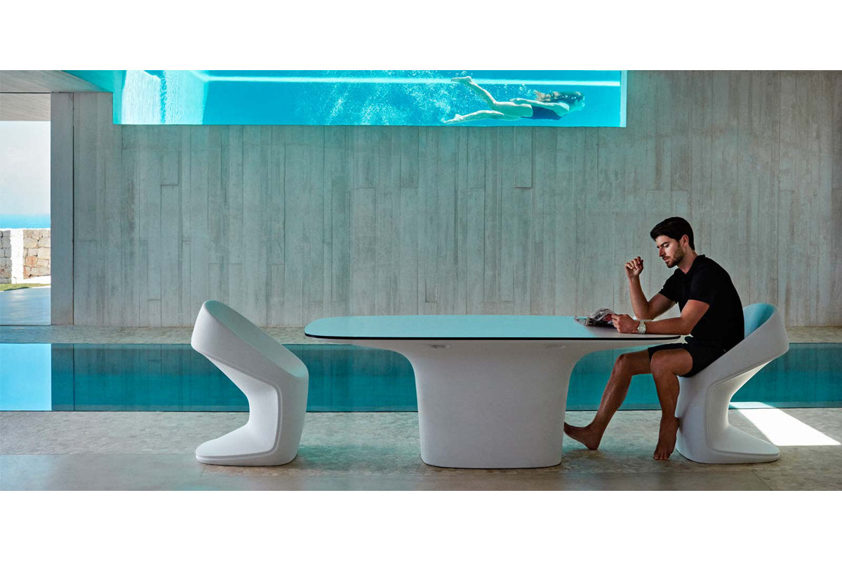 UFO Pedestal Dining Table