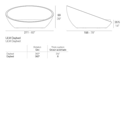 Ulm - Resin Daybed - Basic