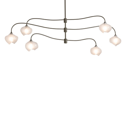 Ume 6 - Light Unique Tiered Chandelier