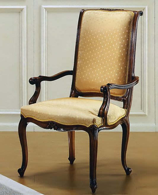 Upholstered Arm Chair in Beige