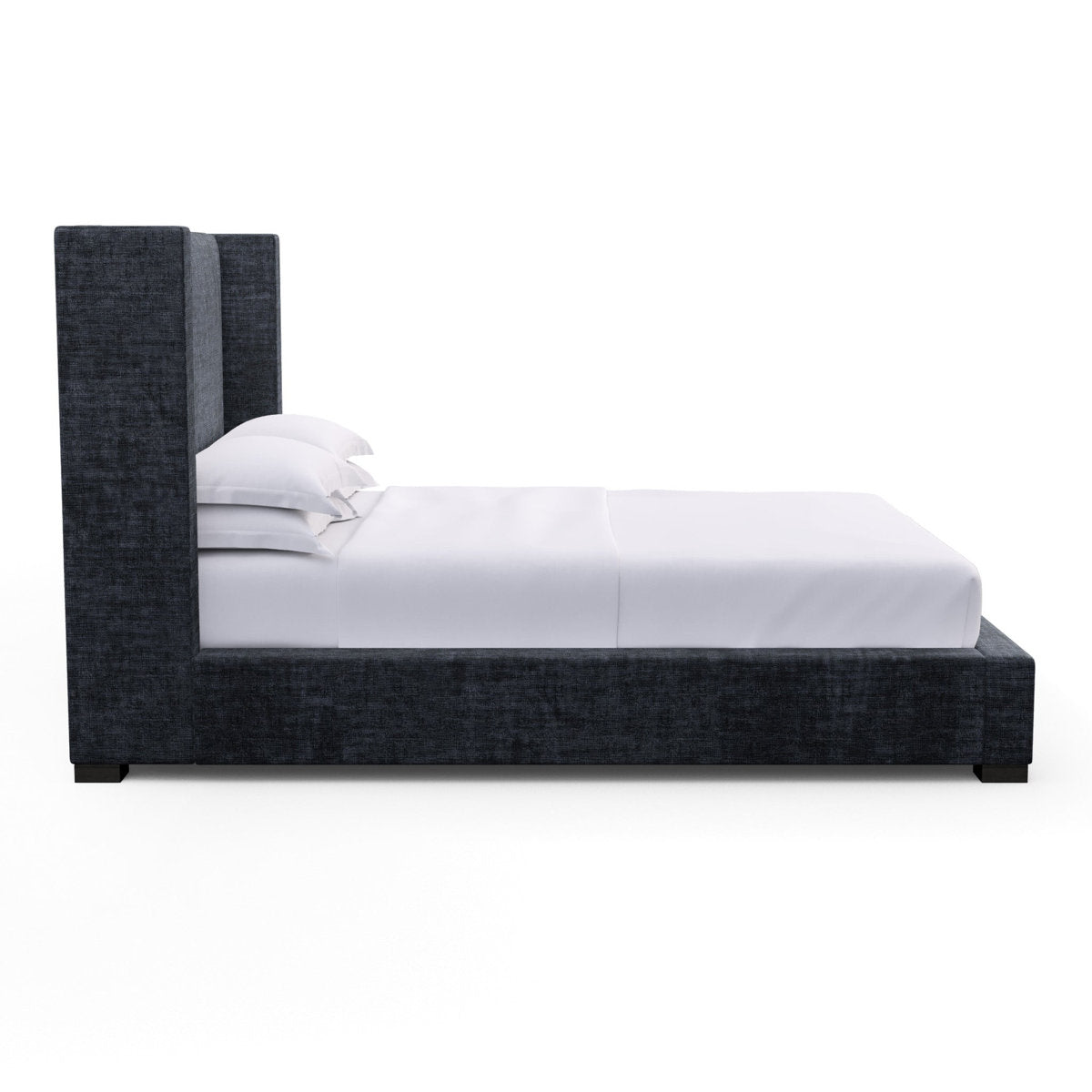 Upholstered California King Wingback Bed