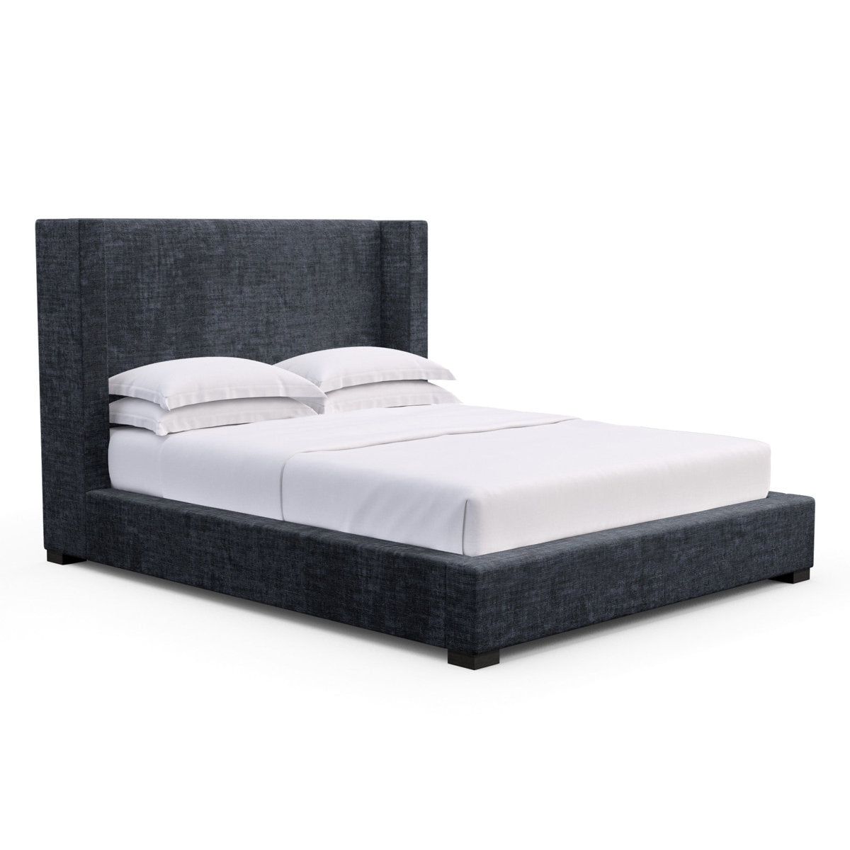Upholstered California King Wingback Bed