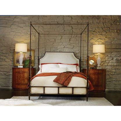 Upholstered Canopy Bed