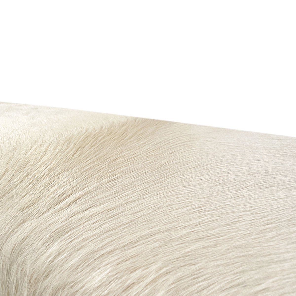 Upholstered Cowhide Bench
