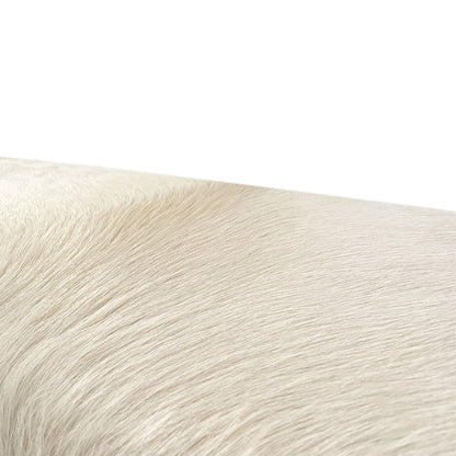 Upholstered Cowhide Bench