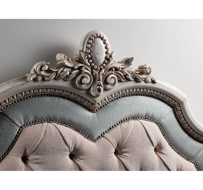 Upholstered Four Poster Bed