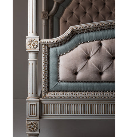 Upholstered Four Poster Bed