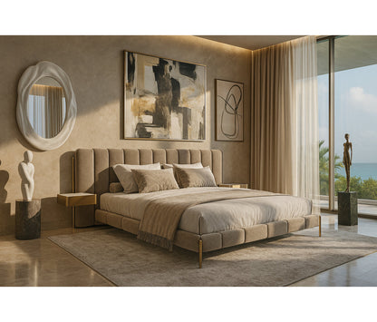 Upholstered King Bed