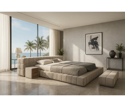 Upholstered King Bed