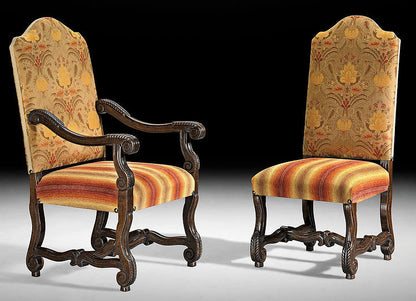 Upholstered Side Chair in Beige